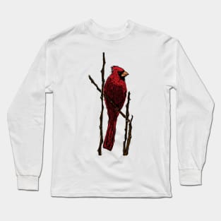 Northern Cardinal Long Sleeve T-Shirt